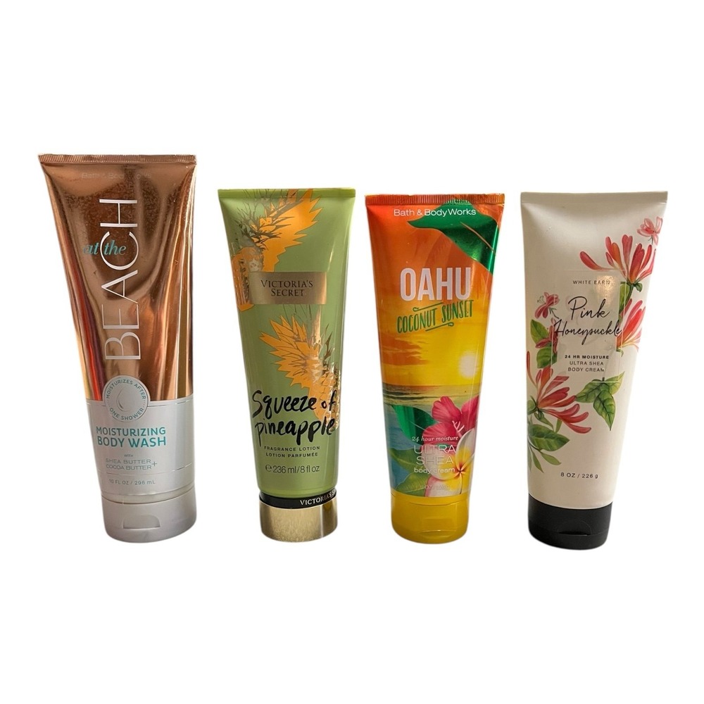 Bath‎ & Body Works Victoria's Secret Lotion Body Wash - Tropical Pineapple Oahu